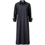 Robe chemisier pour femme Noir bleu