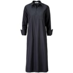 Vestido blusa camisera de señora Azul negro