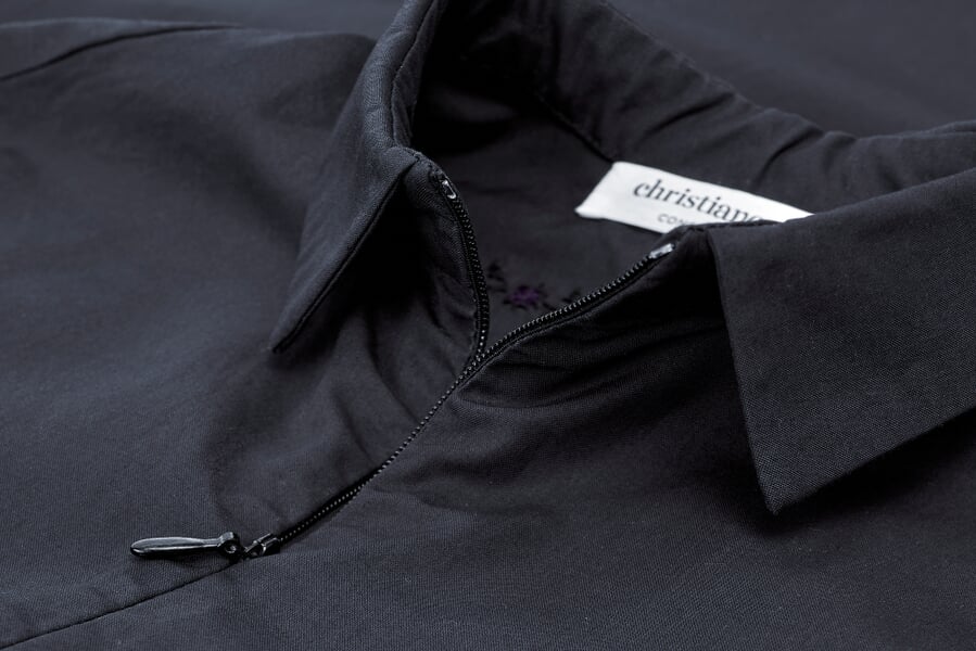 Vestido camisero de mujer Azul negro, Detailsicht