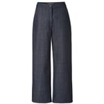 Ladies trousers wide leg Dark blue