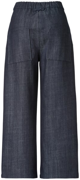 Pantalon femme jambe large Bleu foncé