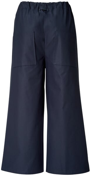 Women's 7/8-Length Poplin Pants Dark blue
