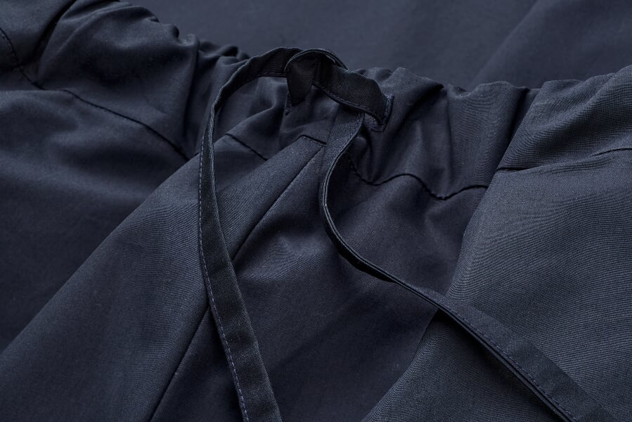 Pantaloni da donna in popeline a 7/8 Blu scuro, Detailsicht