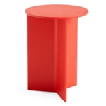Side table Slit Wood, High Red NCS S 1080-Y90R