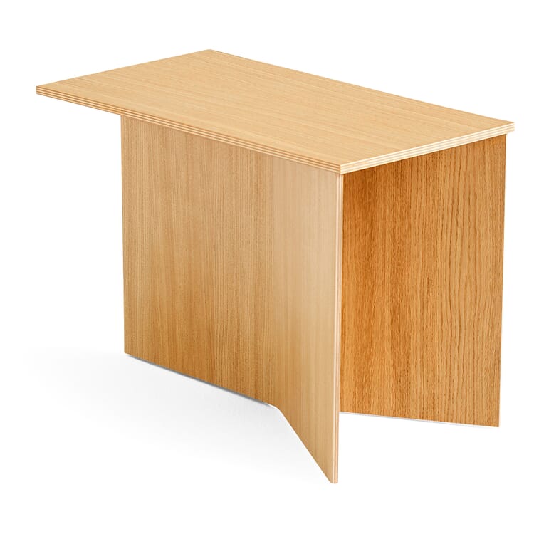 Side table Slit Wood, Oblong