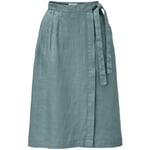 Falda femenina de lino Salvia