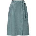 Ladies wrap skirt linen Sage