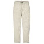 Herrenhose Nadelstreifen Sand-Grau