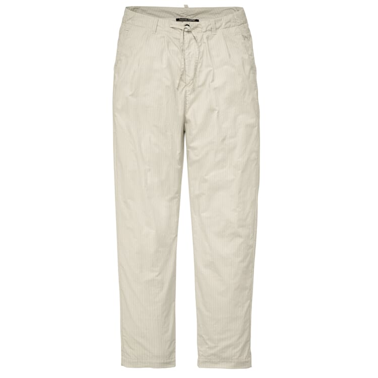 Men's trousers pinstripe, Sand-Grey