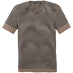 T-shirt en maille pour hommes Gris naturel