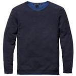 Mens knit sweater Blue-Cobalt