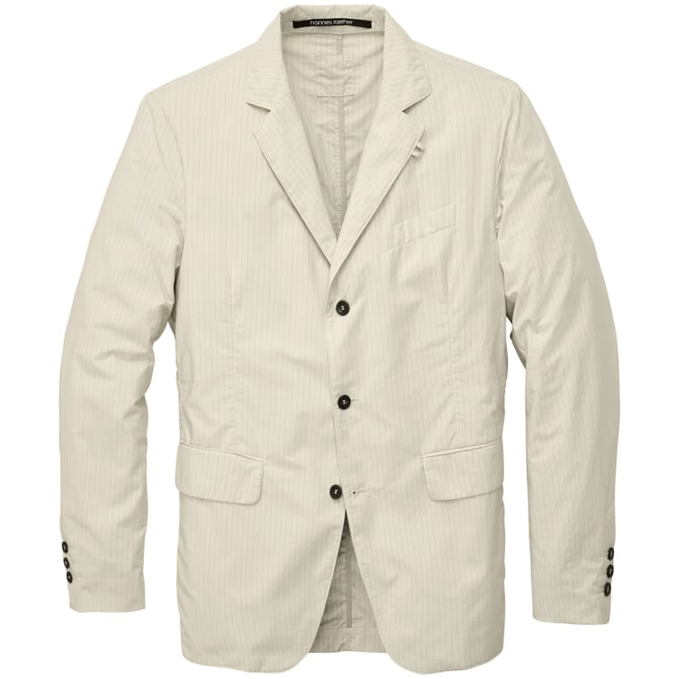 Men's jacket pinstripe, Sand-Grey
