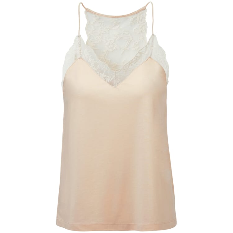 Ladies top with lace, Sand