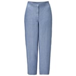 Ladies linen pants Medium blue