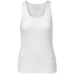 Top pour femme en coton Blanc