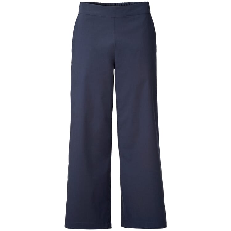 Ladies trousers culotte, Dark blue
