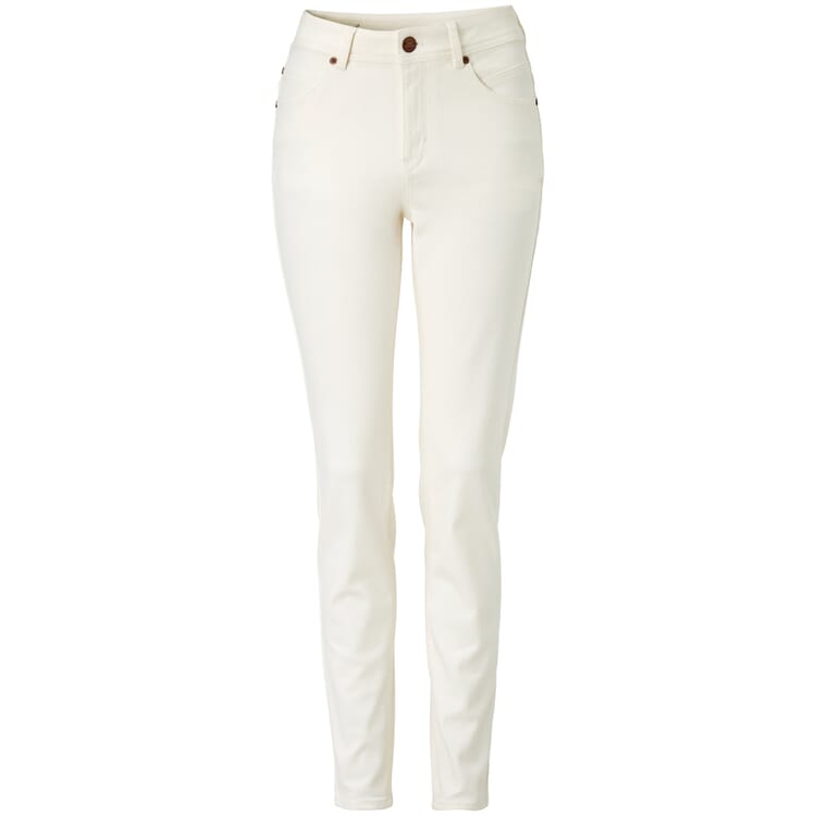 Dames Jeans Highwaist, Natuurlijk wit