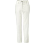 Pantalon femme structure Blanc naturel