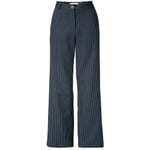 Damesbroek Marlene Pinstripe Donkerblauw