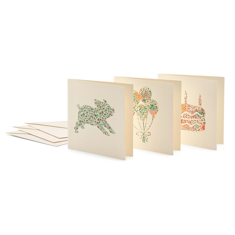 Cartes de vœux en papier découpé, Anniversaire