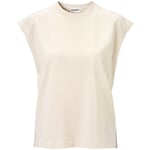 T-shirt femme en coton Crème