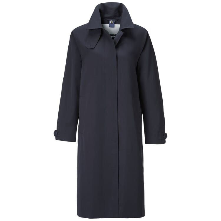 Ladies cotton coat, Dark blue