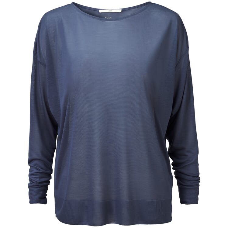 Ladies shirt bat sleeves, Blue-gray