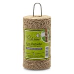 Fil de jardin en jute avec fil de fer Naturel