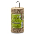 Garden yarn jute with wire inlay Natural