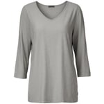 Damenshirt 7/8-Arm Mittelgrau