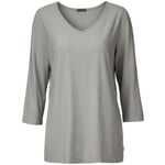 Dames shirt 7/8 mouw Medium grijs