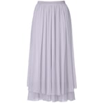 Jupe longue en tulle pour femme Lilas