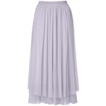 Ladies tulle skirt long Lilac