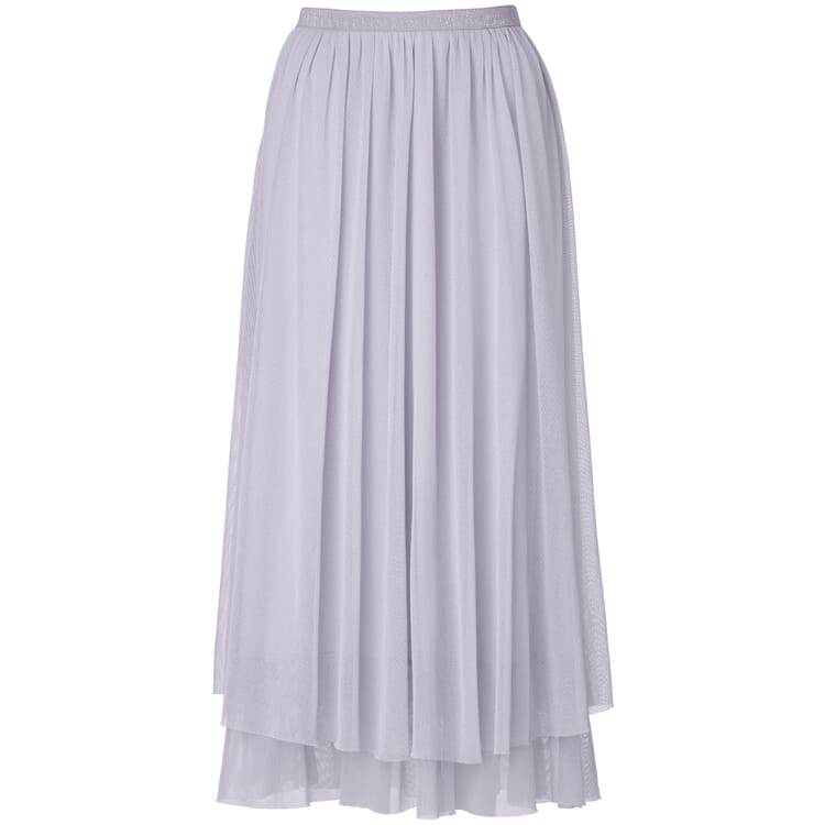 Ladies tulle skirt long, Lilac