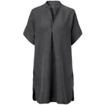 Ladies linen tunic Anthracite