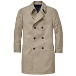 Manteau homme double boutonnage Beige vert