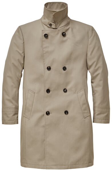 Manteau homme double boutonnage Beige vert