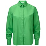 Ladies blouse poplin Apple green