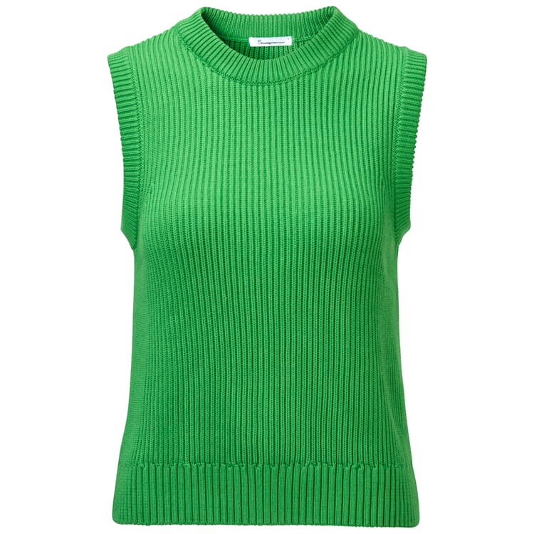 Ladies knitted sweater, Apple green
