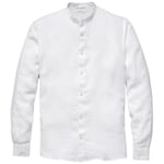 Herren-Leinenhemd Weiß