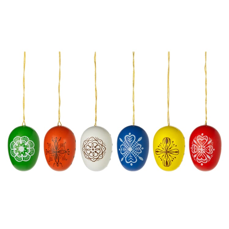 Oeufs de Pâques motifs dentelle