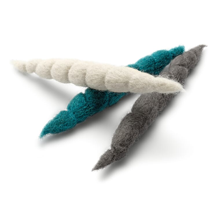 Gusanos de fieltro de juguete para gatos