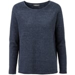 Pull-over en maille pour femme Orange bleue