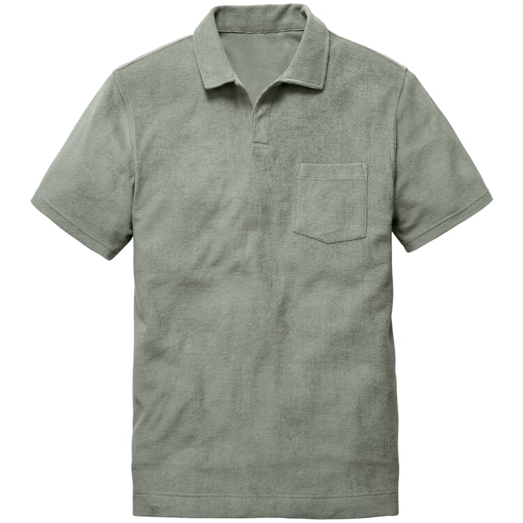 Poloshirt med håndklæde til mænd, Grøn