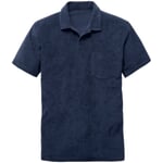 Herenpolo Terrycloth Donkerblauw