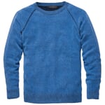 Herrenpullover Raglan Blau