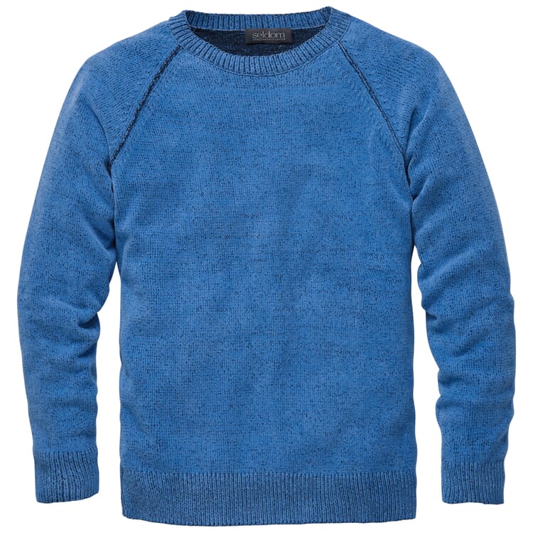 Men sweater raglan, Blue
