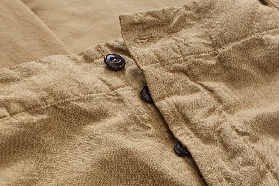 Herren-Sommerhose Sand, Detailsicht