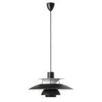 Louis Poulsen Lampe suspendue PH 5 monochrome noir