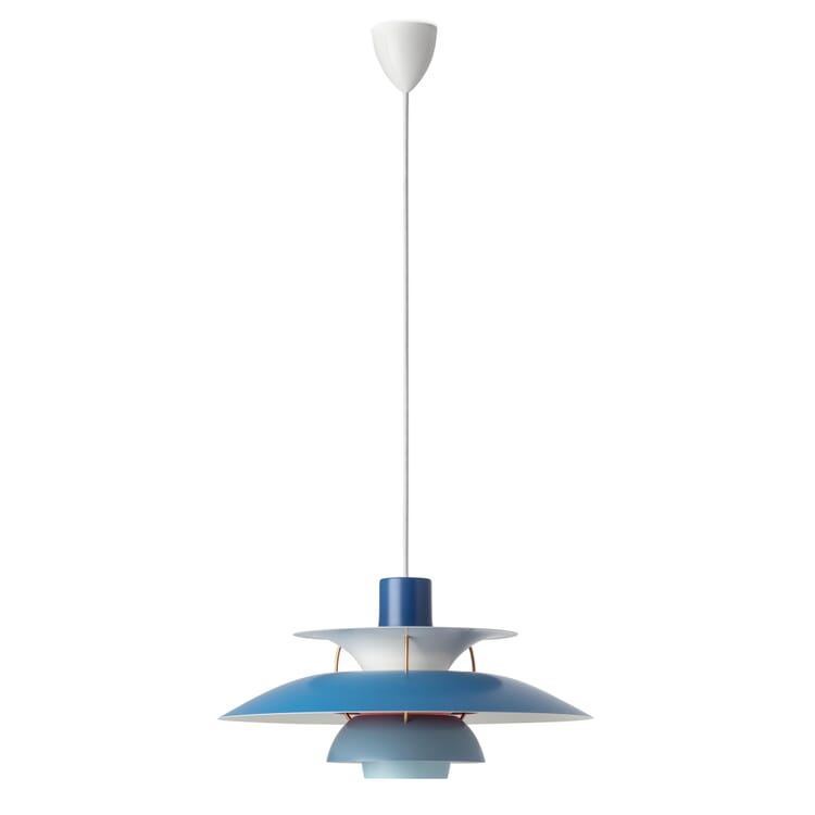 Louis Poulsen Hanglamp PH 5, polychroom blauw
